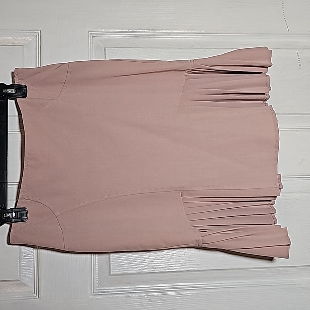ARDEN B. Womens size Small S blush pink with ruffles midi skirt